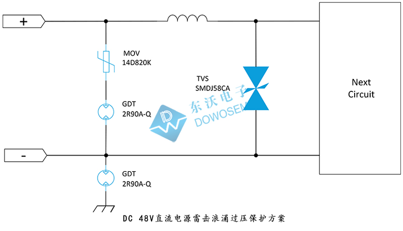 DC 48V直流電源雷擊浪涌過壓保護方案.jpg